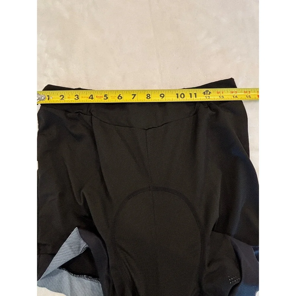 Black Padded Cycling Liner Shorts Mesh Breathable Bike Underwear Small